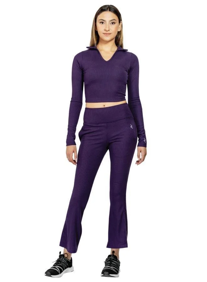 ZAECY Purple Women's Bootcut Pants for Women | Best Price UAE