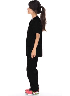 Meridian Meridian Classic Cargo Scrub Set - Comfortable and Stylish Unisex Medical Uniform with Cargo Pants and V-Neck Top. Ideal for Healthcare Professionals. Durable, Functional.  - Image 2