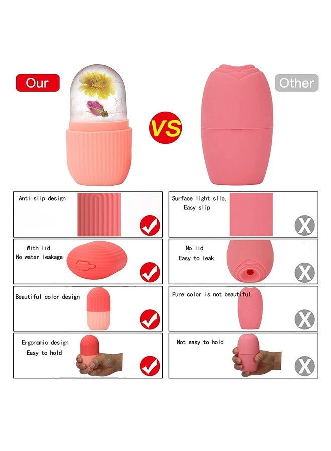 Ice Roller For Face, Neck and Body | For Puffy Eyes, Easy to Use and Carry | Unbreakable and Reusable | Glowing and Clear Skin Pack of 1 - Image 3