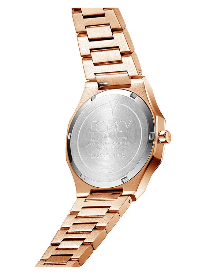 ECSTACY Stainless Steel Analog Wrist Watch E22501-RBKM