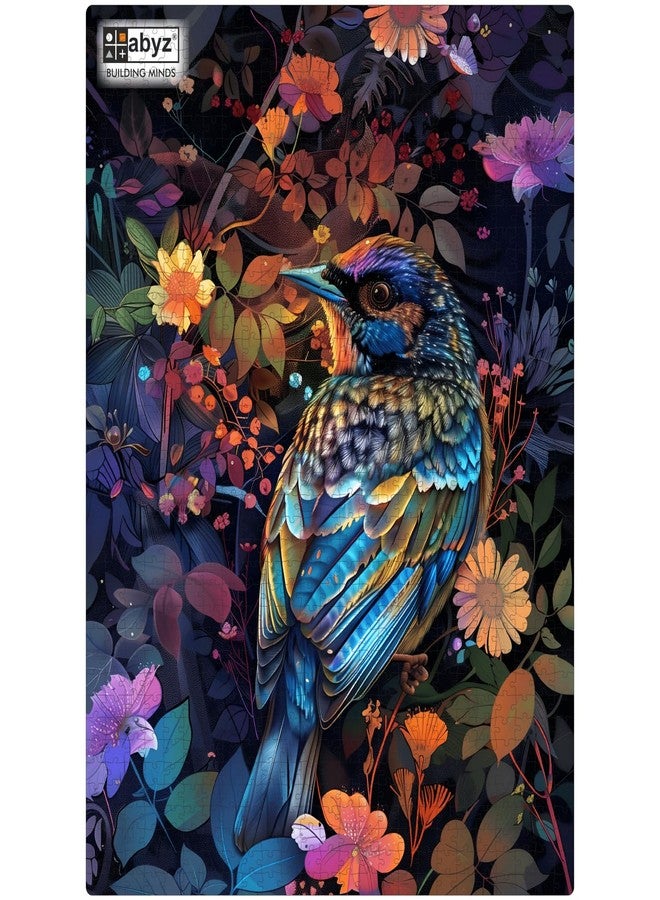 ABYZ Twilight Feathers - A Bird Among Blossoms Puzzle with 1000-Pieces Play and Learn Educational Puzzle for Kids and Children Aged 14 and Above as Well as Adults - Image 1