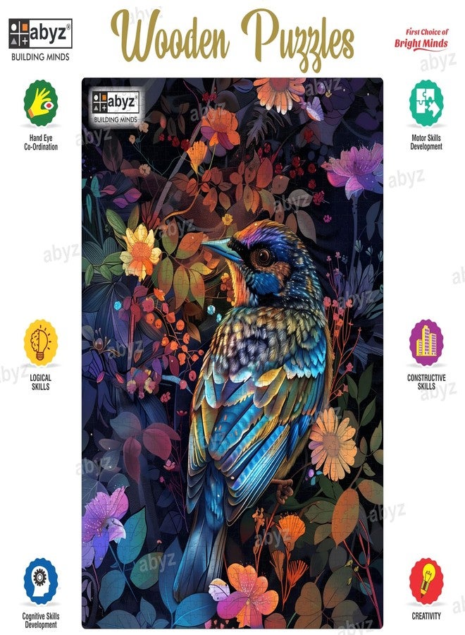 ABYZ Twilight Feathers - A Bird Among Blossoms Puzzle with 1000-Pieces Play and Learn Educational Puzzle for Kids and Children Aged 14 and Above as Well as Adults - Image 3