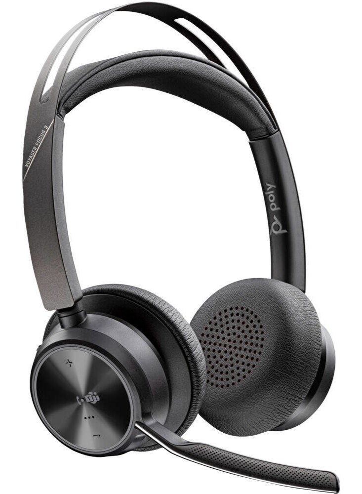 Poly Voyager 4320 Microsoft Teams Certified Wireless Bluetooth Headset with BT700 USB Dongle, Charging Stand, Dual-Microphone Noise-Cancelling Boom, 24-Hour Talk Time, On-Ear Design, UC Compatible | 77Z00AA - Image 2