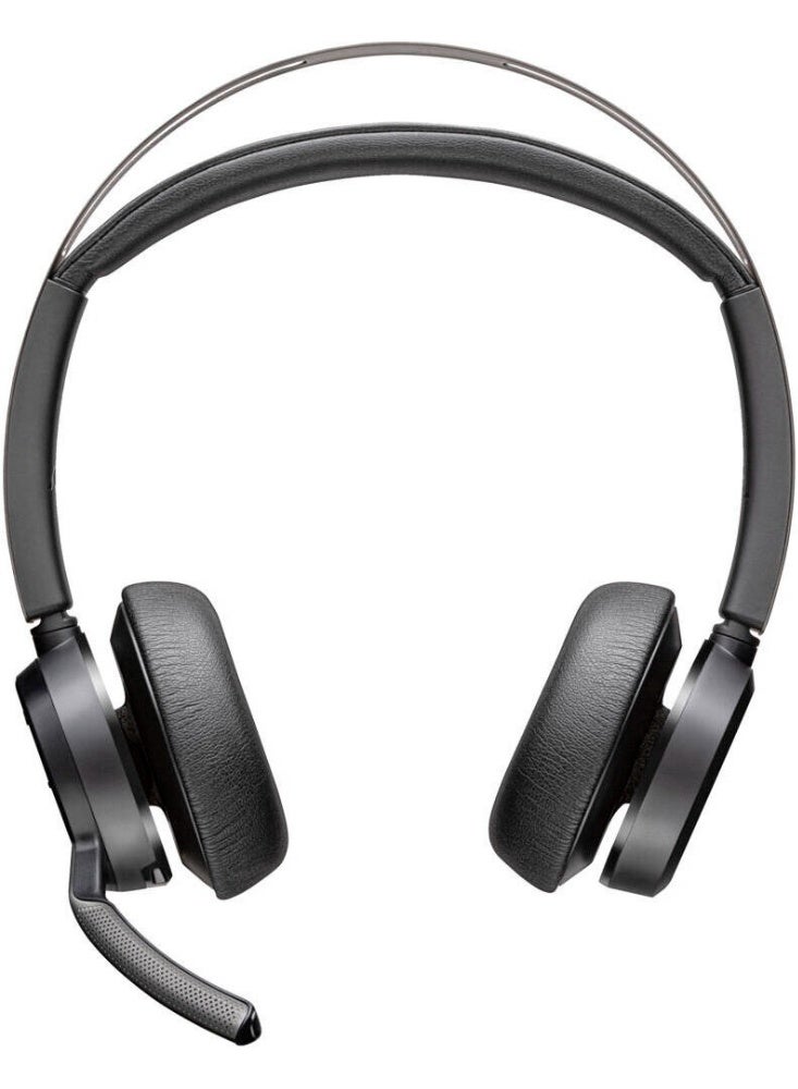 Poly Voyager 4320 Microsoft Teams Certified Wireless Bluetooth Headset with BT700 USB Dongle, Charging Stand, Dual-Microphone Noise-Cancelling Boom, 24-Hour Talk Time, On-Ear Design, UC Compatible | 77Z00AA - Image 4