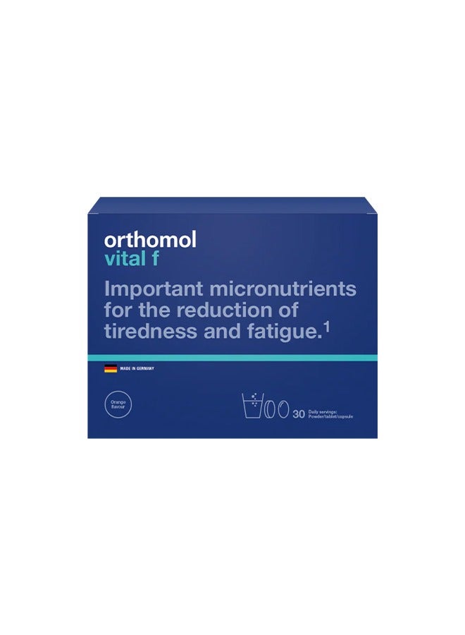 Orthomol Vital F 30 (Powder + Tablets + Capsules) - Image 1