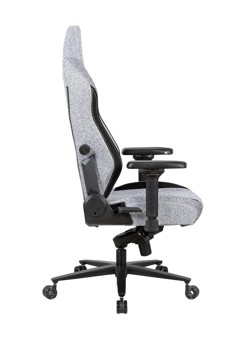 NAVODESK - APEX PRO High Back Computer Gaming Chair with Magnetic Swappable Armrests Lumbar Pillow Magnetic Headrest by NAVO Ultra Grey - Image 1