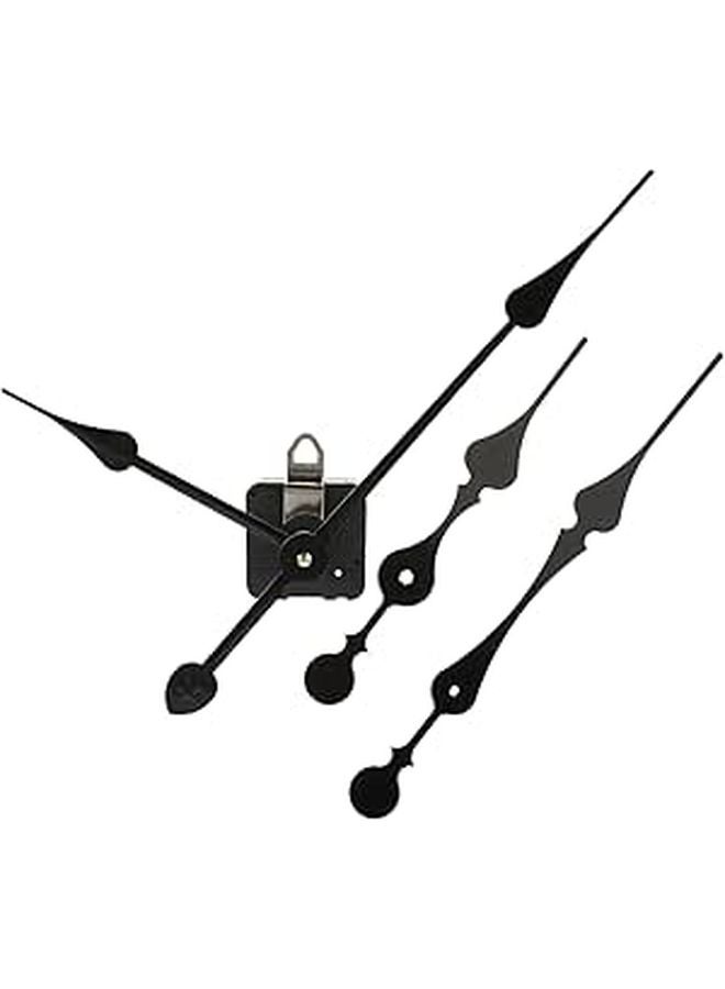 Clock Movement Kit High Torque with Long Spade Hands DIY Repair Replacement - Image 1