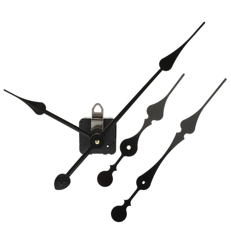 Clock Movement Kit High Torque with Long Spade Hands DIY Repair Replacement - Image 2