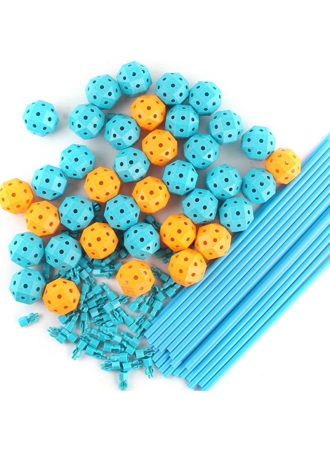 Science And Education Patchwork Tent Castle Bead Diy Children's Construction Castle Tent Educational Toy Accessories Bulk - Image 3