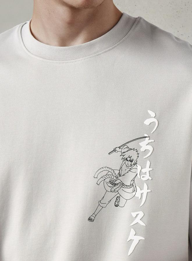 SP Characters Sasuke Uchiha Print T-shirt - Image 3