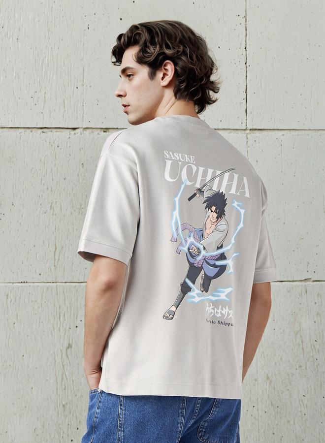 SP Characters Sasuke Uchiha Print T-shirt - Image 1