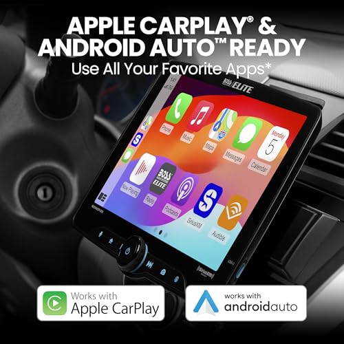 BOSS Audio Systems Elite BE9ACP.WX Single DIN Car Stereo Wireless Apple CarPlay, Android Auto, 9 Inch Touchscreen, Sirius XM-Ready, Bluetooth - Image 2
