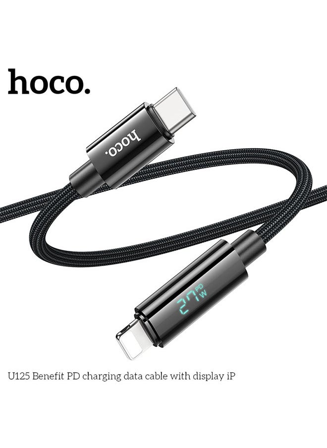 hoco. U125 Benefit PD charging data cable with display iP  - Image 3