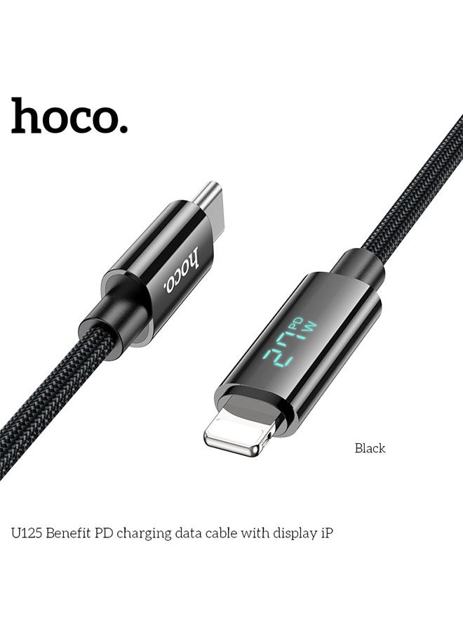 hoco. U125 Benefit PD charging data cable with display iP  - Image 2