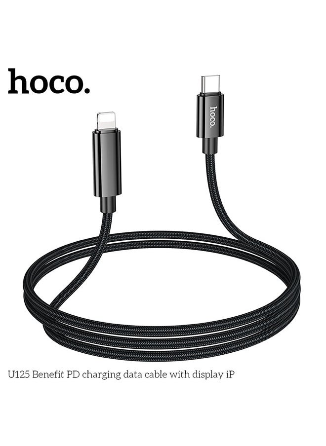 hoco. U125 Benefit PD charging data cable with display iP  - Image 4