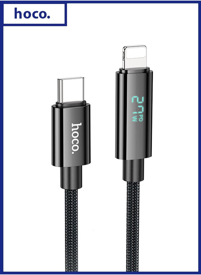 hoco. U125 Benefit PD charging data cable with display iP  - Image 1