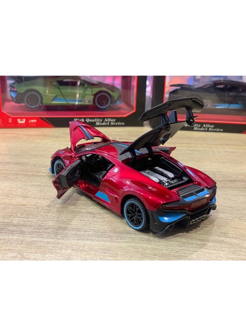 Red car model 1:32 - Image 3