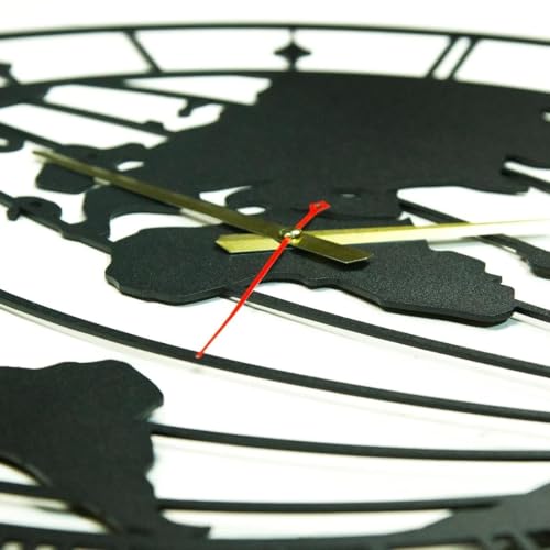 AVVIC MART Stylish Metal Analog Wall Clock for Living Room, Bedroom, Office, Kitchen, Home and Hall | Antique Fancy Big Size Modern Wall Watch for Home Decor (Style-7, 40CM) - Image 5