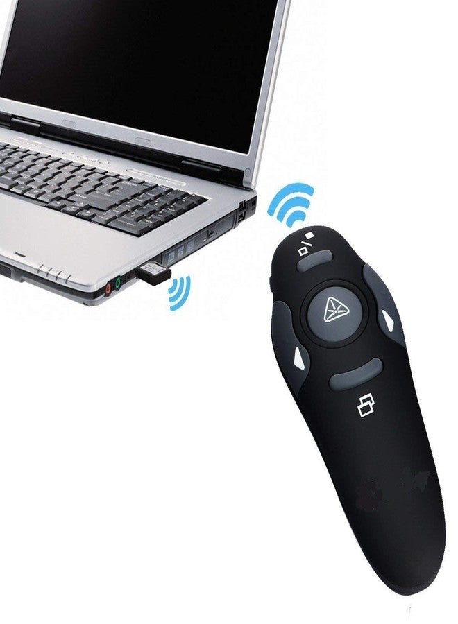 RuhZa جهاز تحكم عن بعد لاسلكي بمنفذ USB من RuhZa، مؤشر ليزر احترافي، وحدة تحكم لتغيير الشرائح لعرض شرائح PowerPoint (PPT) - Image 5