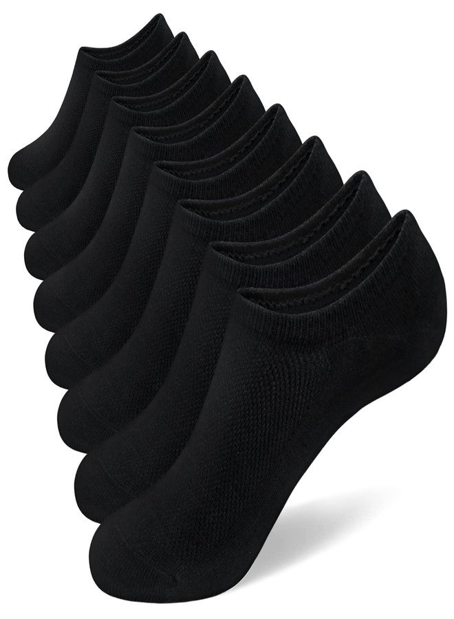 SIXDAYSOX Ondo Cotton No Show Mens Socks 8 Pairs Breathable Low Cut Non-Slip Socks Invisible Summer Socks Size 9-11 - Image 1