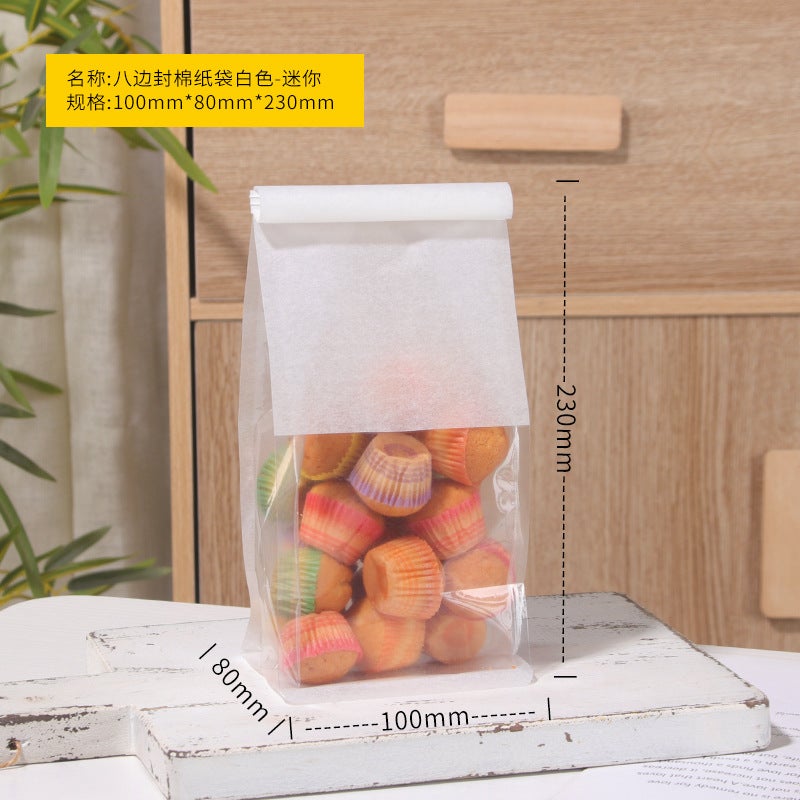 Toast Bread Packing Bag Slice Toast Sweet Potato Horn Bag Biscuit Packing Bag Baking Wire Self-Sealing Bread Bag - Image 1