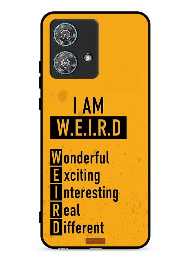 Tolwak Motorola Edge 40 Neo 5G Protective Case Cover I Am Weird - Image 1