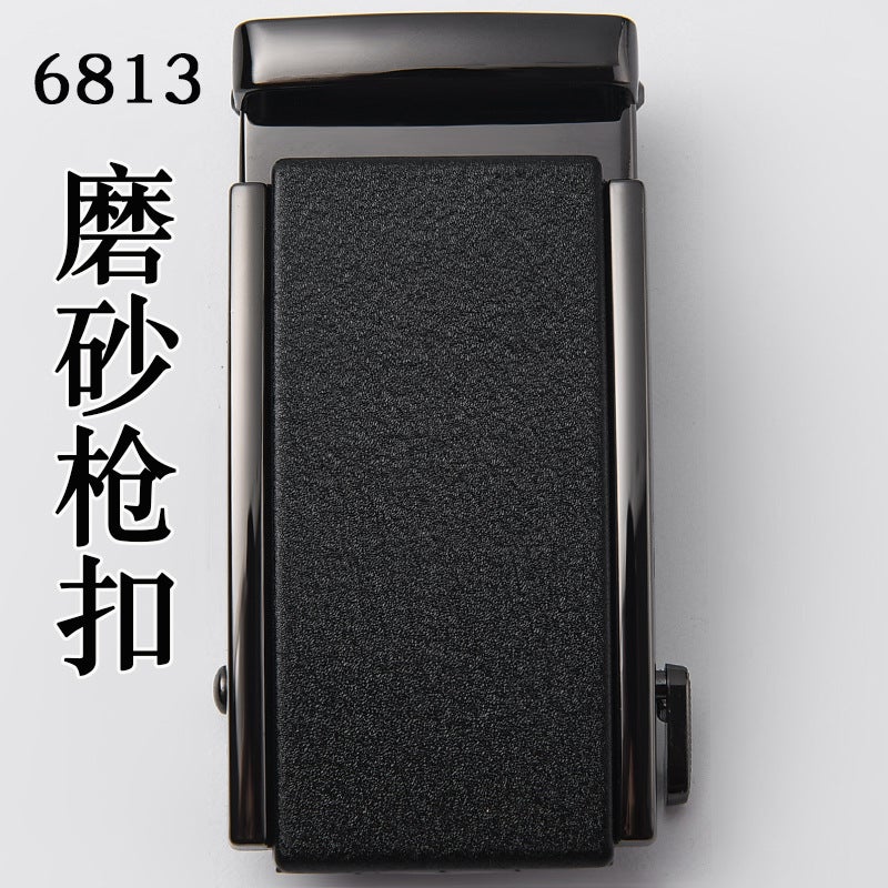 Factory Alloy Automatic Buckle Belt Buckle Head Spring Buckle Clip Single Buckle Head Trouser Belt Buckle Head Accessories 3.5 Width - Image 1