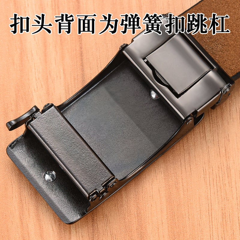 Factory Alloy Automatic Buckle Belt Buckle Head Spring Buckle Clip Single Buckle Head Trouser Belt Buckle Head Accessories 3.5 Width - Image 4