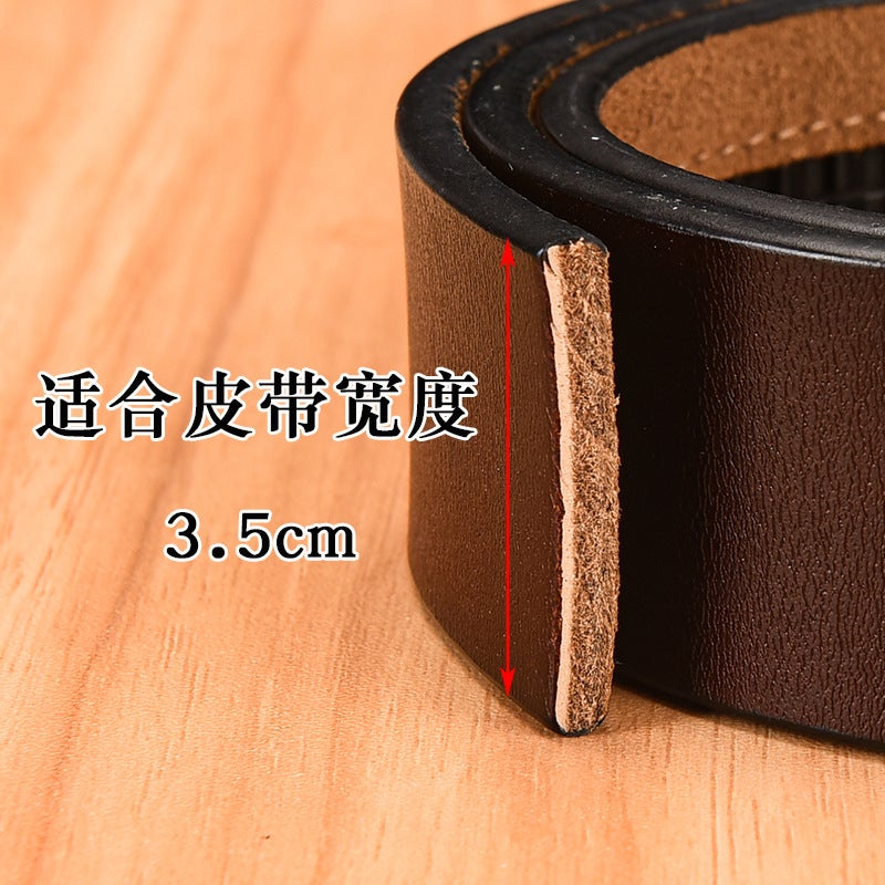 Factory Alloy Automatic Buckle Belt Buckle Head Spring Buckle Clip Single Buckle Head Trouser Belt Buckle Head Accessories 3.5 Width - Image 5
