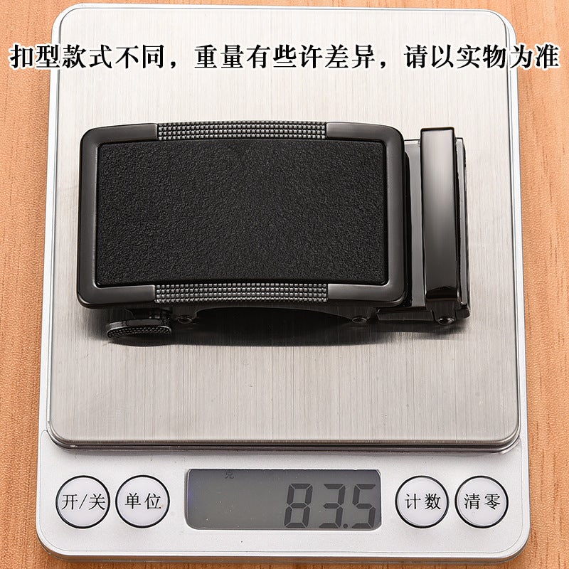 Factory Alloy Automatic Buckle Belt Buckle Head Spring Buckle Clip Single Buckle Head Trouser Belt Buckle Head Accessories 3.5 Width - Image 3