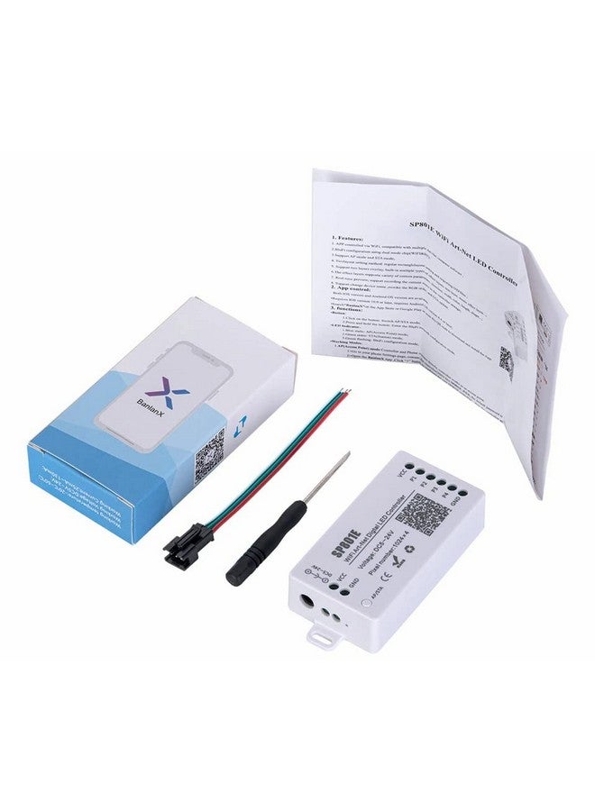 protium SP801E WiFi Art-Net Magic LED Controller LED Matrix Panel Module WS2812B WS2811 Light Strip Wireless Control DC5-24V - Image 2