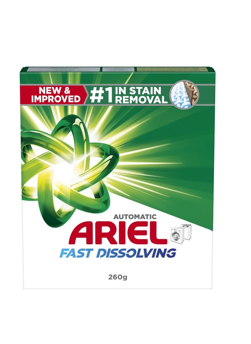 Ariel Fast Dissolving Laundry Detergent Powder 260g  - Image 1