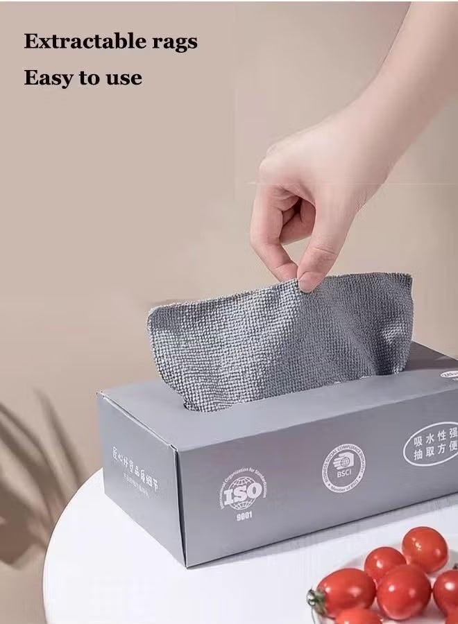 Microfiber Cleaning Cloth, 20 Pack Cleaning Towels Cleaning Rags, Lint-Free, Scratch & Lint Free，Ultra Absorbent Reusable Paper Towels for Home, Kitchen, Car, Garage or Shop, Microfiber Rags, 20 x 20 cm, Grey - Image 5
