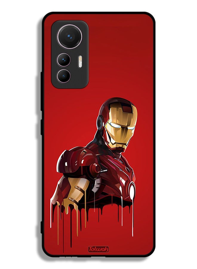 Tolwak Xiaomi 12 Lite Protective Case Cover Iron Man Art - Image 2