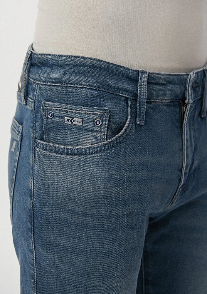 مافي Blue Men's James Smoky Green Blue Pro Jeans 0042485214