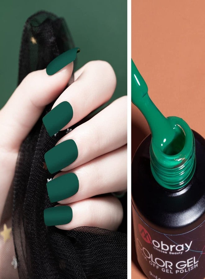 Mobray Gel Nail Polish Set -6 Colors Christmas Glitter Red Green White Gold Nail Gel Polish Kit New Year Decorations Soak Off DIY Nail Art Manicure LED Christmas Gift for Women - Image 4