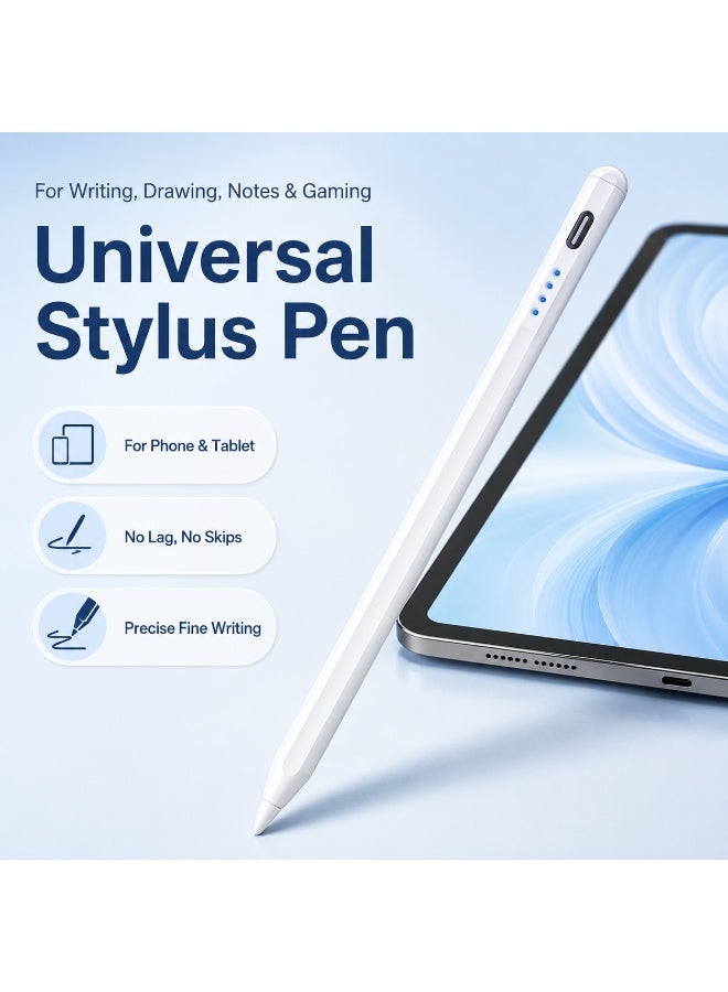Smart Stylus | TYPE-C Charging | Replaceable Pen Tip | Compatible with iOS, Android, HarmonyOS - Image 1