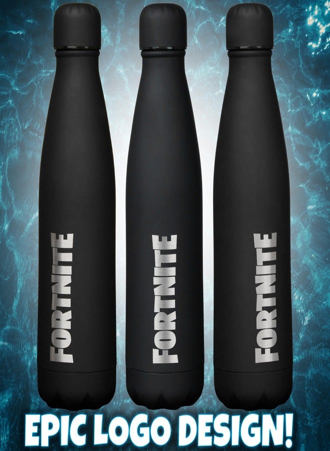 Fortnite Stainless Steel Water Bottle, 20oz, Leak-Proof Matte Finish Waterbottle for Travel, Sports, Gamer Drink Container, Gaming Gifts for Him - Image 5