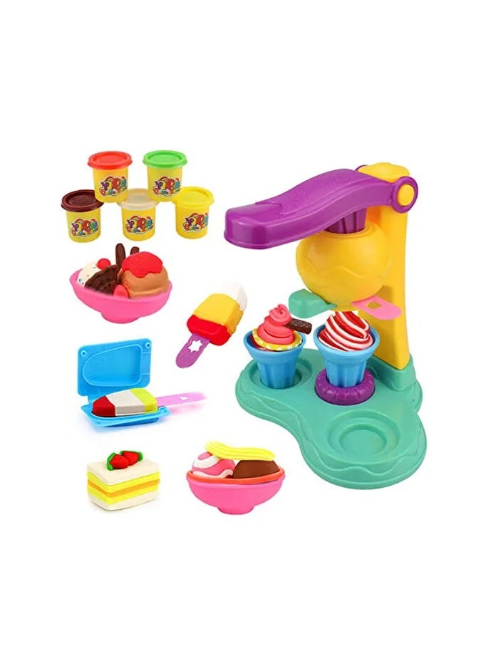 YiQis Ice Cream Double Twister, Ice Cream Play Set for Kids - Image 2