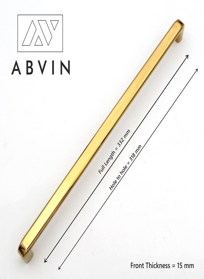 ABVIN PVD Gold Cabinet Handles for Hardware Cabinets, Cupboards and Drawers - 1 pcs (13 inch) - Image 2