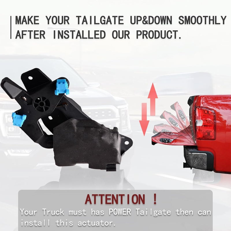 unikpas محرك قفل الباب الخلفي الكهربائي Unikpas لسيارات فورد F150 وF250 وF350 سوبر ديوتي 2017-2020 - Image 4
