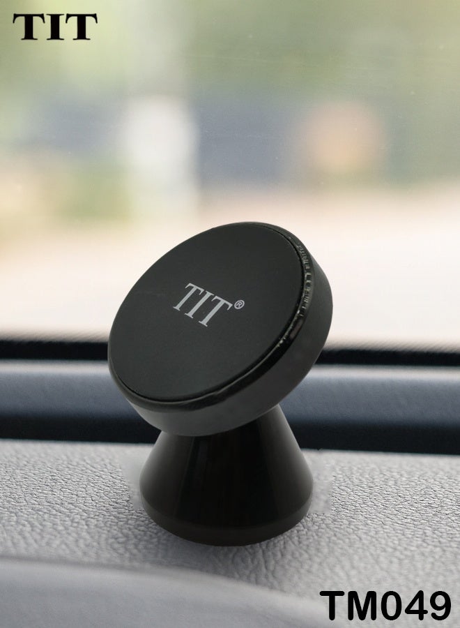 تي اي تي حامل هاتف مغناطيسي للوحة قيادة السيارة - دوران 360 درجة، حامل مغناطيسي معدني قوي، تصميم مضغوط، قبضة آمنة للهواتف الذكية وأجهزة تحديد المواقع العالمية (GPS) - TM049 - Image 1