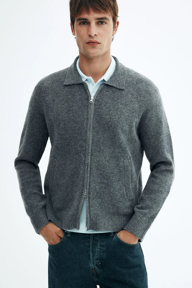 H&M Regular Fit Collared cardigan
