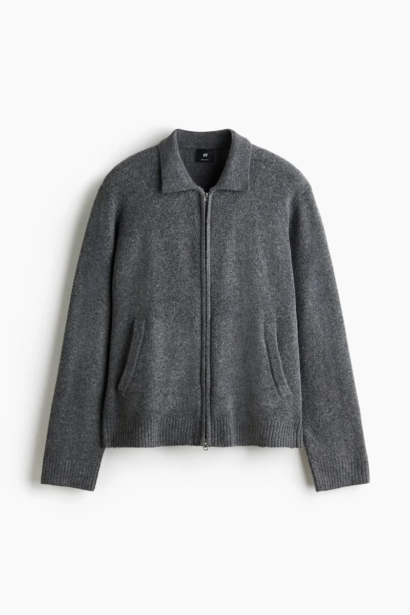 H&M  Regular Fit Collared cardigan for Men | Best Price UAE