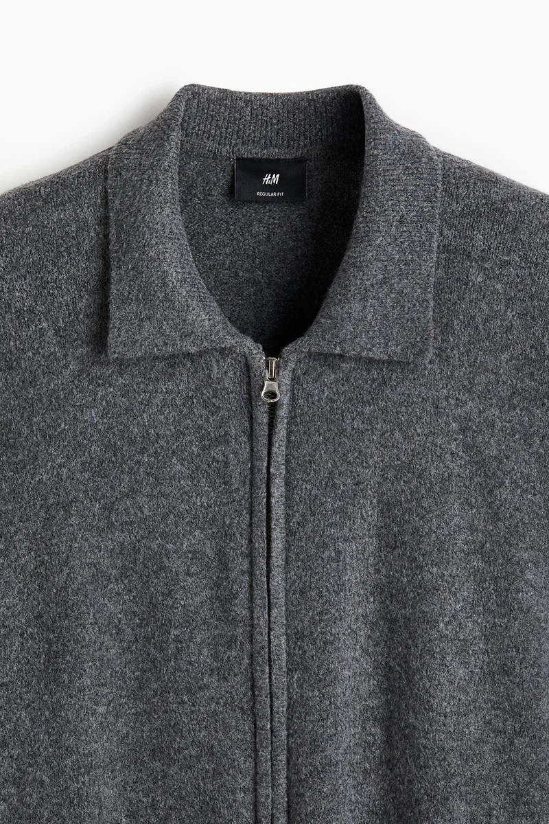 H&M  Regular Fit Collared cardigan for Men | Best Price UAE