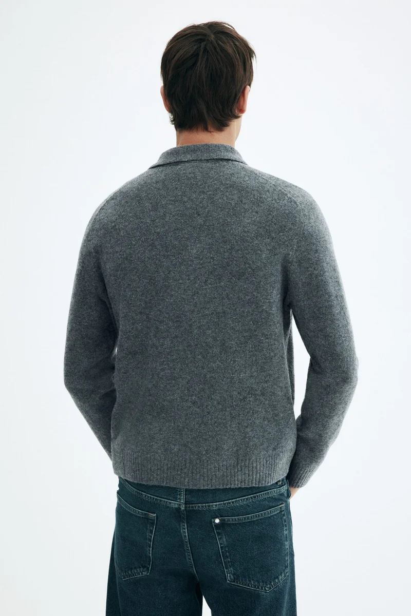H&M  Regular Fit Collared cardigan for Men | Best Price UAE