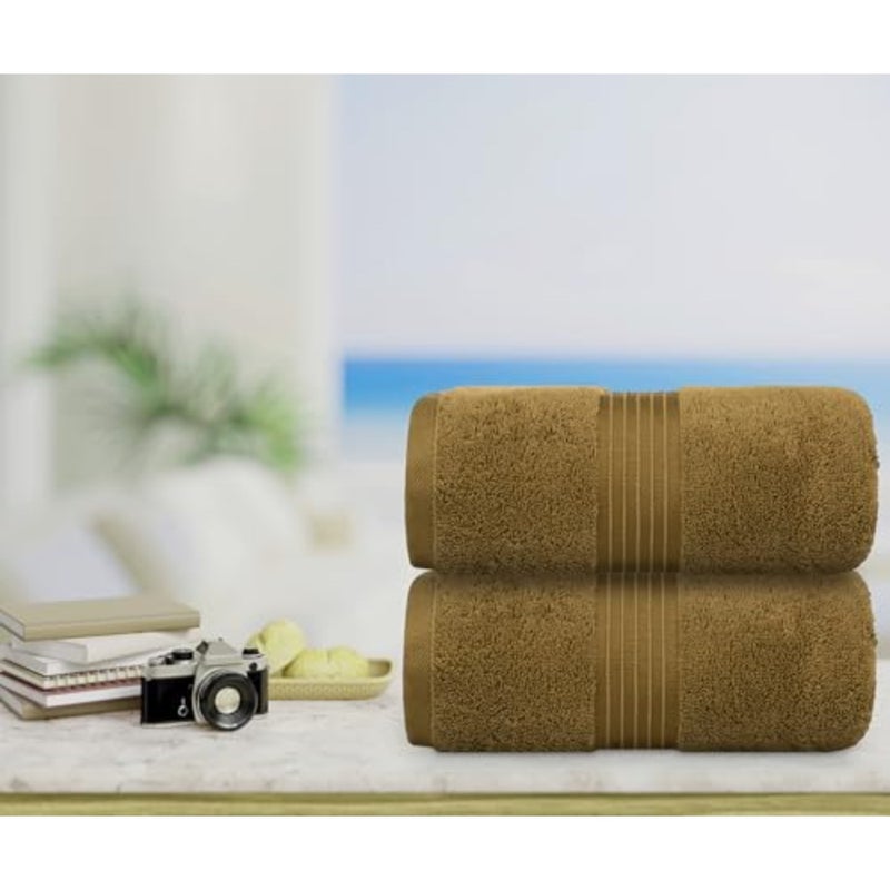 مجموعة من 4 قطع، 70 × 140 سم - 600 جرام لكل متر مربع 100% قطن ممشط سريع الجفاف، مناشف حمام سميكة عالية الامتصاص - جودة فندقية ناعمة للحمام والمنتجعات الصحية - Image 5