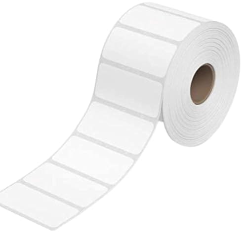 True-Ally 50x25 Chromo Barcode Label Sticker - 2 x 1 inches - 50mm x 25mm - 1000 Labels Per Roll - Self Adhesive Sticker for Printing Barcoding(Ribbon Required) (3 Rolls per Pack (3000 Labels)) - Image 1