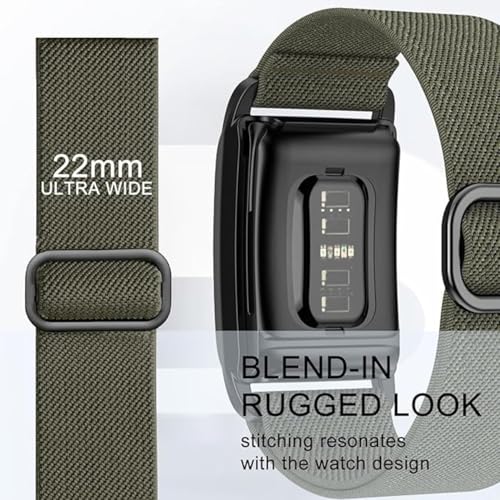 Tech Trendz TechTrendz Solo Loop Replacement Strap For Whoop 4.0, Adjustable soft sport Naylon Elestic Bands, Durable Sleep,Wearable Halth,Fitness & Activity Tracker (Device Not Included) (Army Green) - Image 5