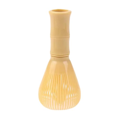 CALANDIS® Japanese Matcha Whisk Matcha Stirrer Tea Powder Whisk for Tea Room Household Yellow | Tea | Food & Beverages - Image 1
